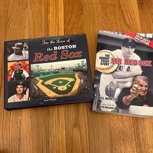 Two Red Sox Collectors books. For the Love of the Boston Red Sox and Mr Red Sox